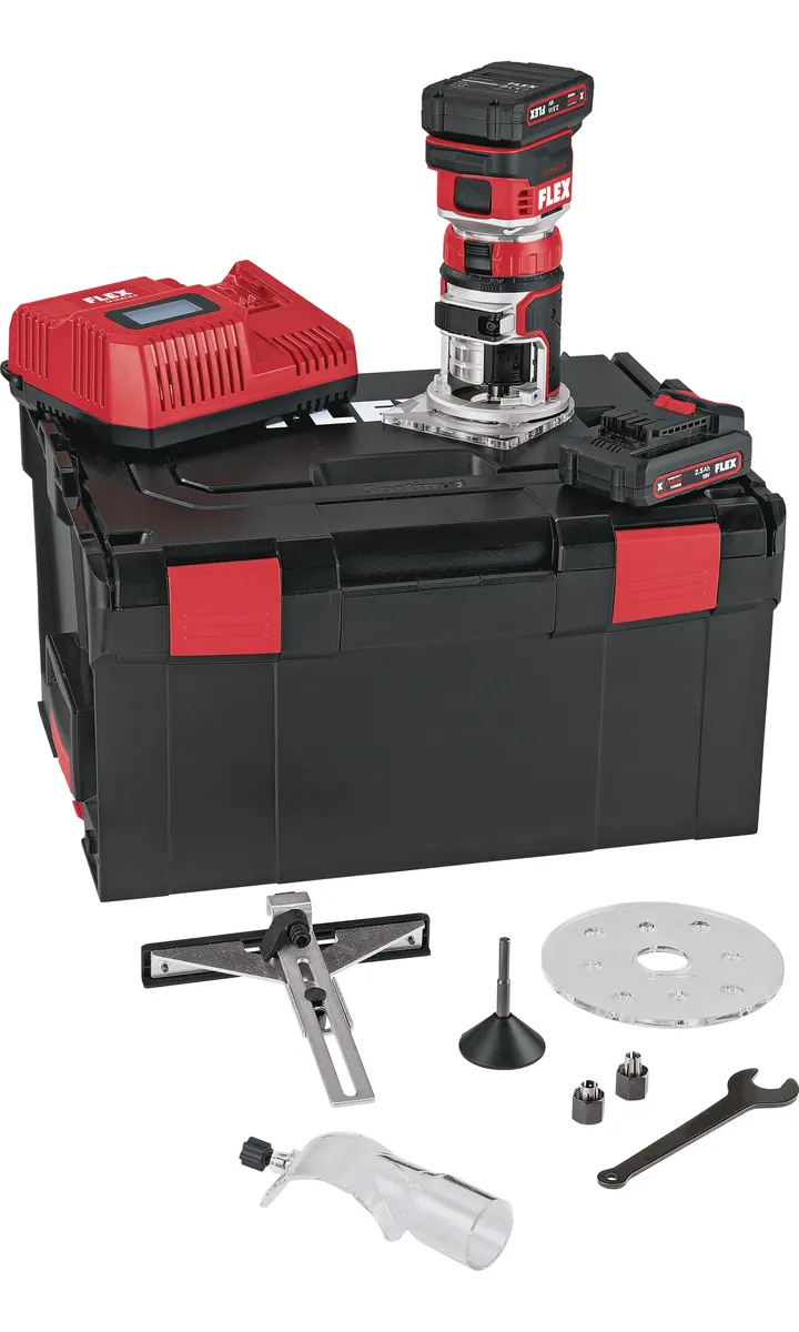 FLEX CER 18.0-EC/2.5 Set ylä-/reunajyrsin